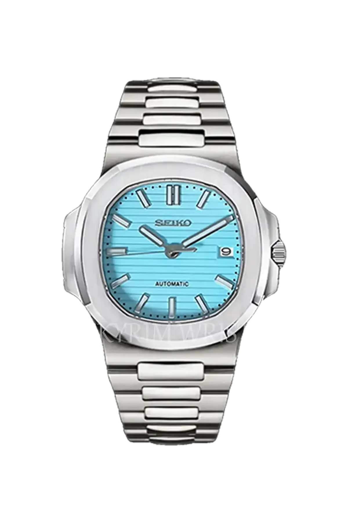 Mod Nautilus Silver Tiffany Blue