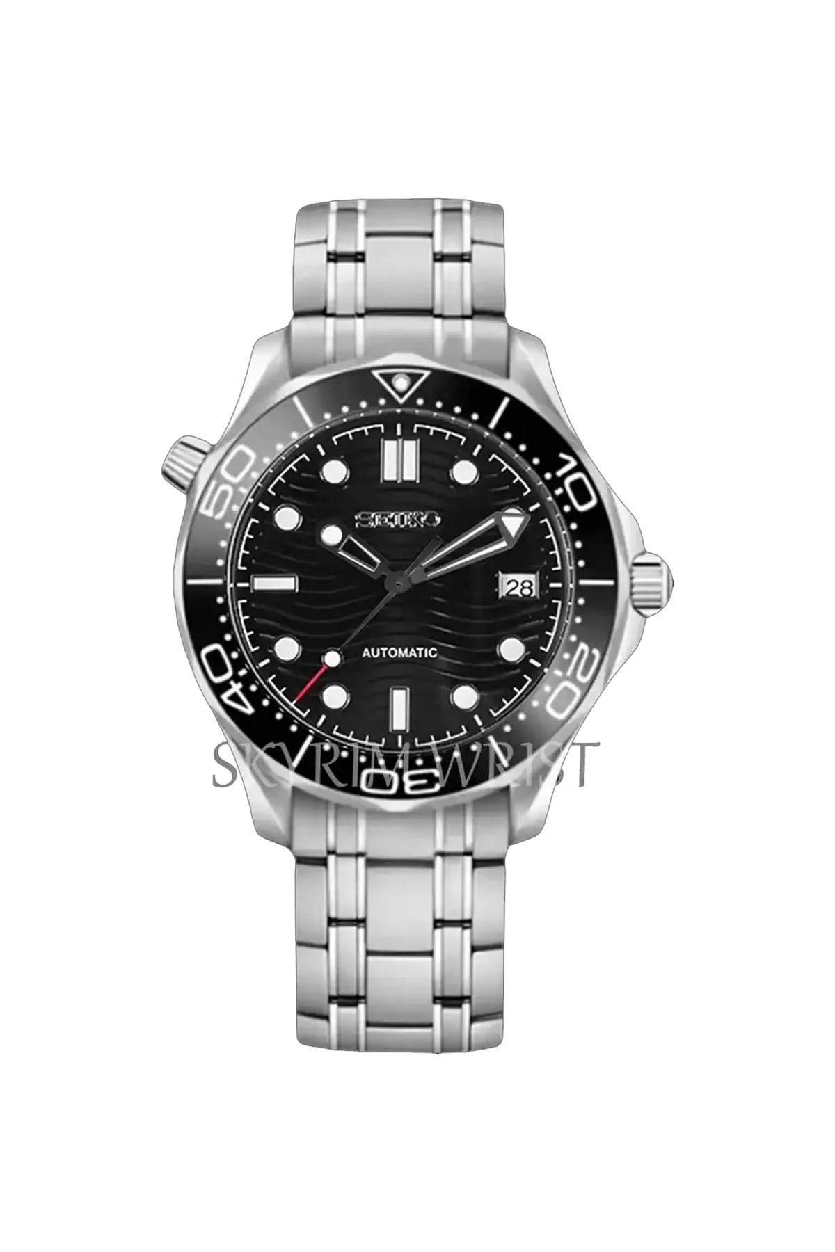 Mod Seamaster Silver Black