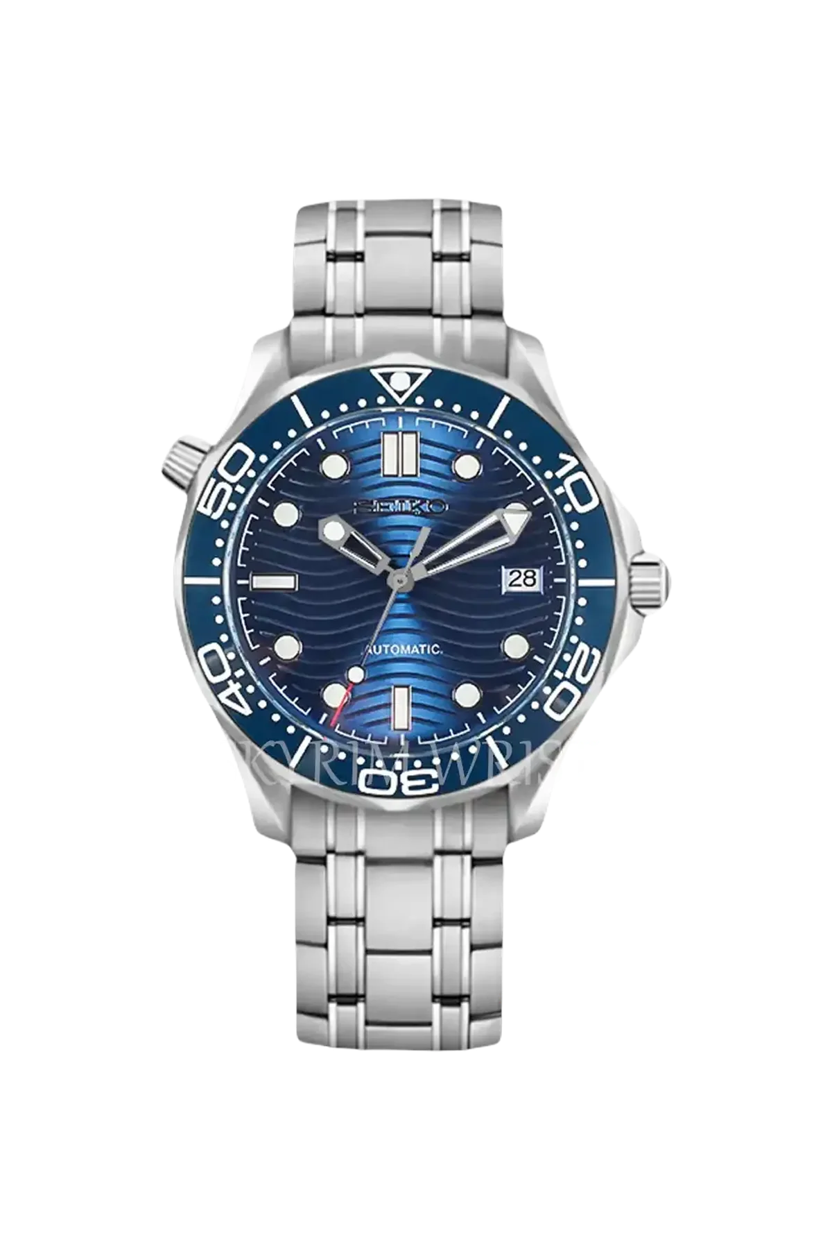 Mod Seamaster Silver Blue