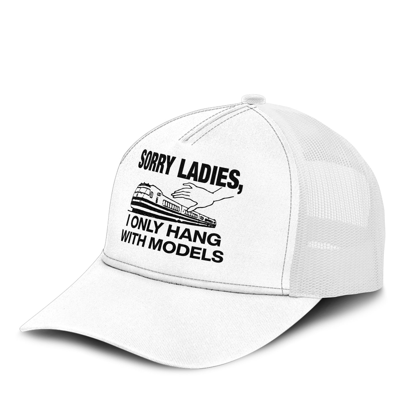 Model Railway Sorry Ladies I Only Hang With Models Trucker Cap
