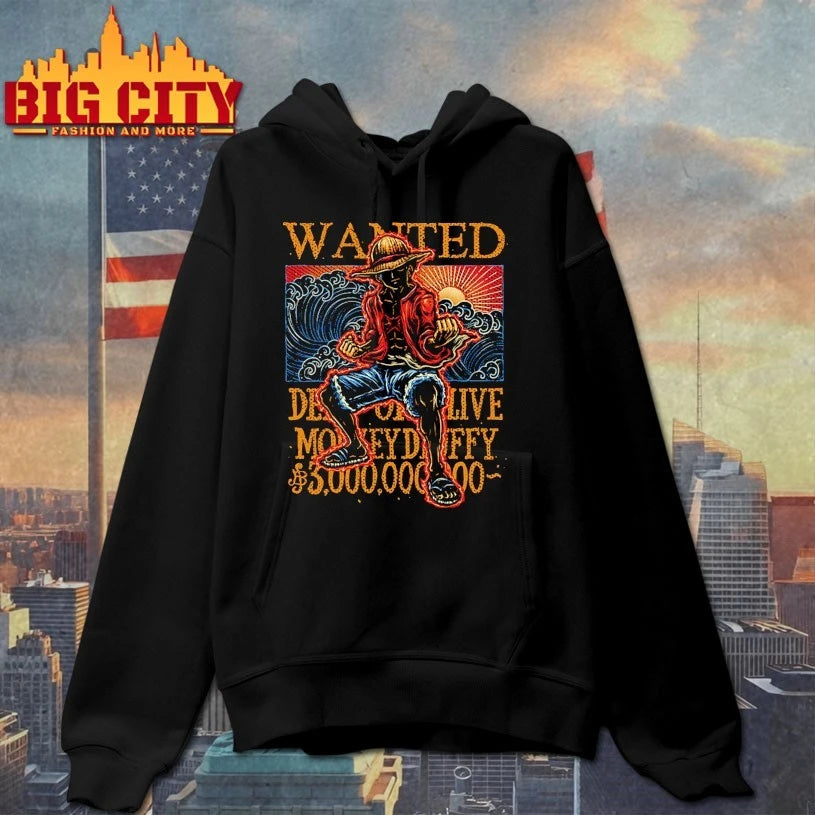 Monkey D. Luffy Wanted In The High Seas T-shirt