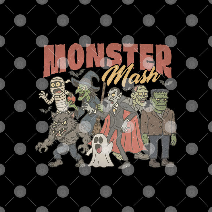 Monster Mash Halloween T Shirt