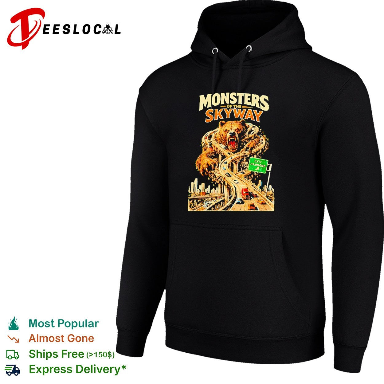 Monsters skyway giant monster bridge shirt