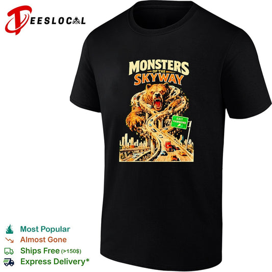 Monsters skyway giant monster bridge shirt