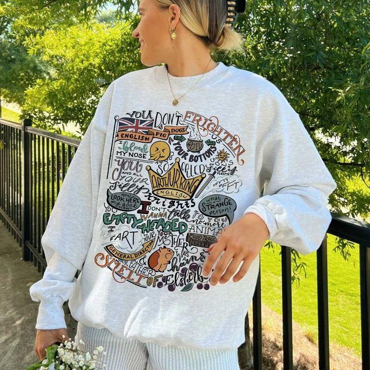 Monty Python French Castle Sweatshirt - clothing by TeeHivey.com