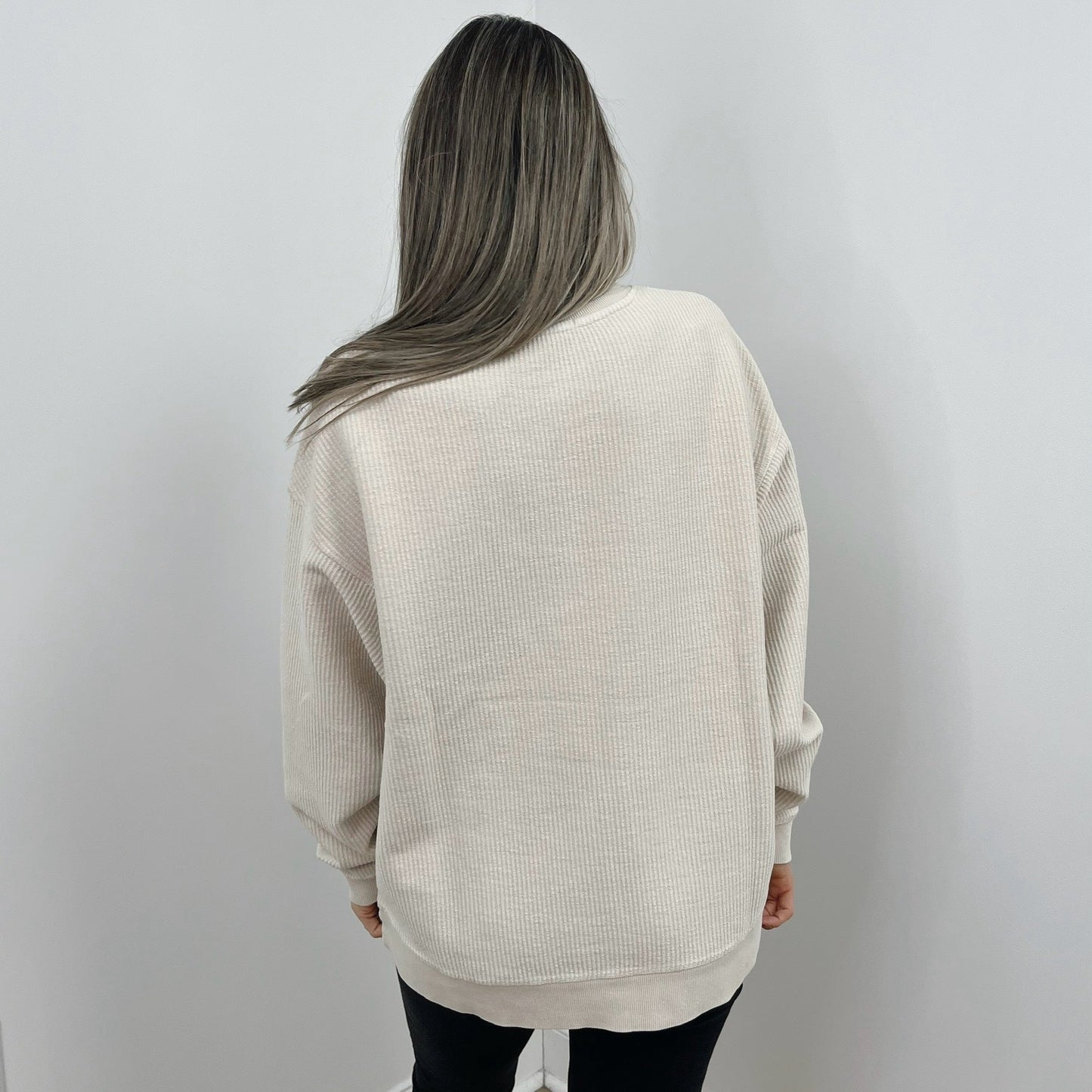 Moonbeam Oversized Corded Crew - clothing by TeeHivey.com (Image 2)