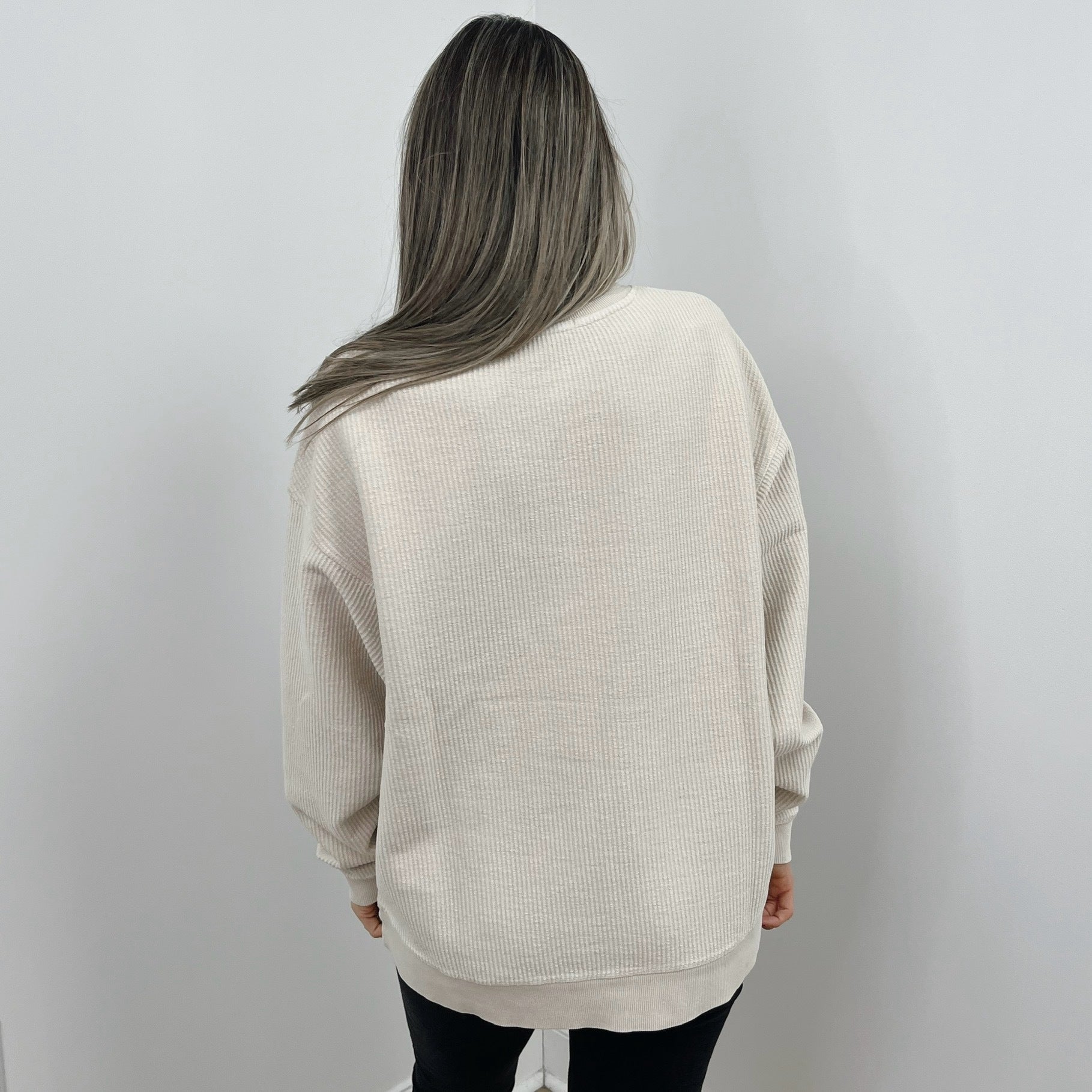 Moonbeam Oversized Corded Crew - clothing by TeeHivey.com (Image 2)