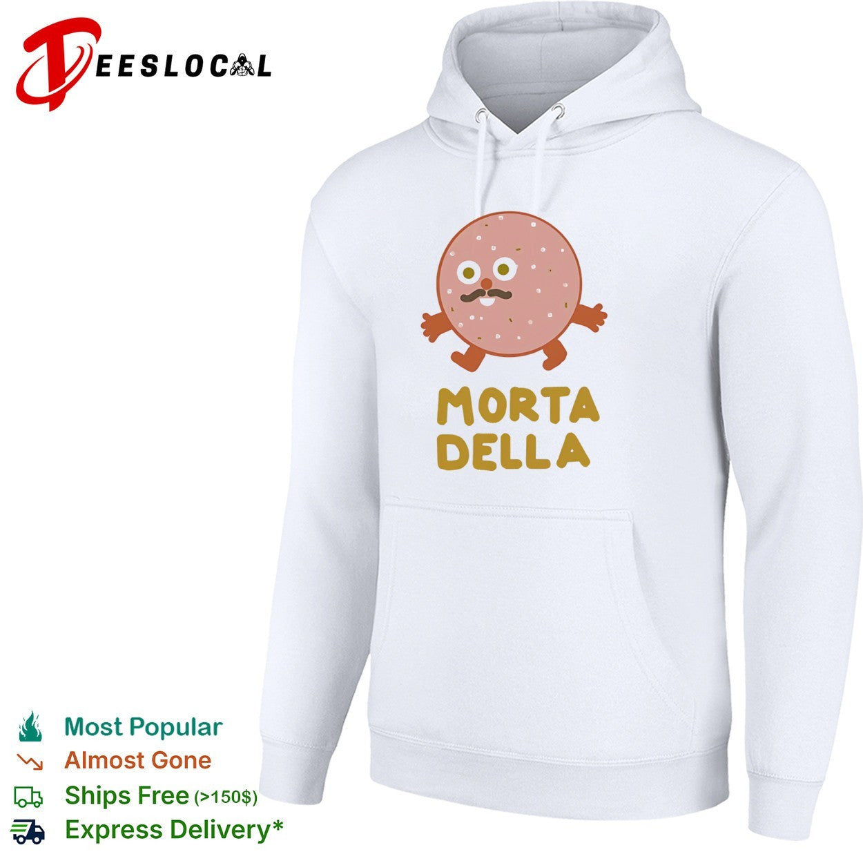 Mortadella Food Cartoon Character Salami Meat shirt