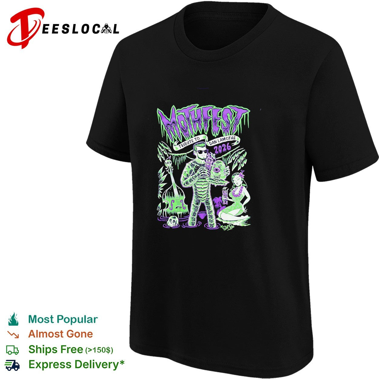 Mothfest tribute to Dan Lamothe 2026 creature shirt