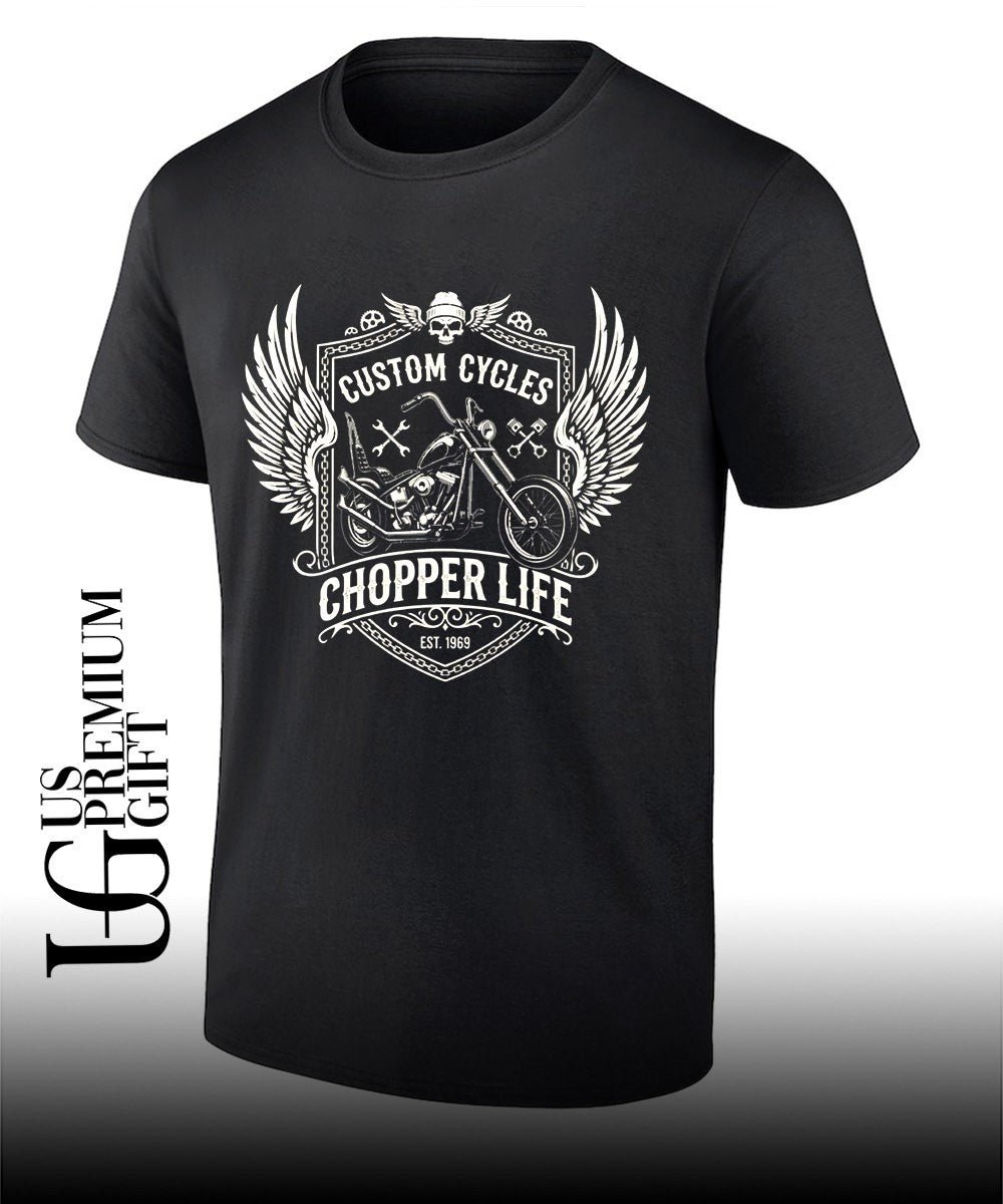 Motorcycle Chopper Custom Cycles Chopper Life Est 1969 shirt