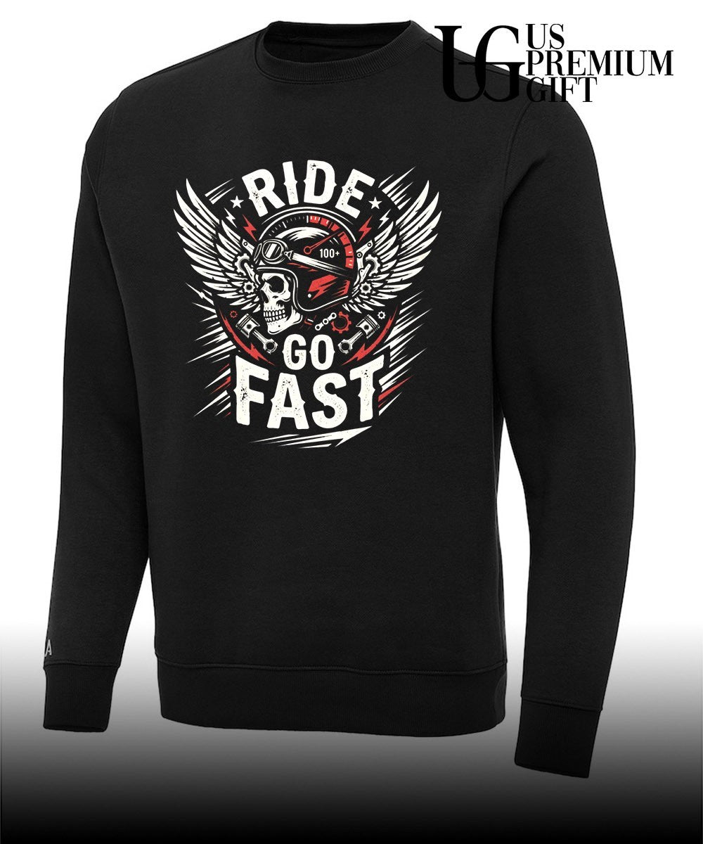 Motorcycle Rider Skull Helmet Ride Go Fast shirt