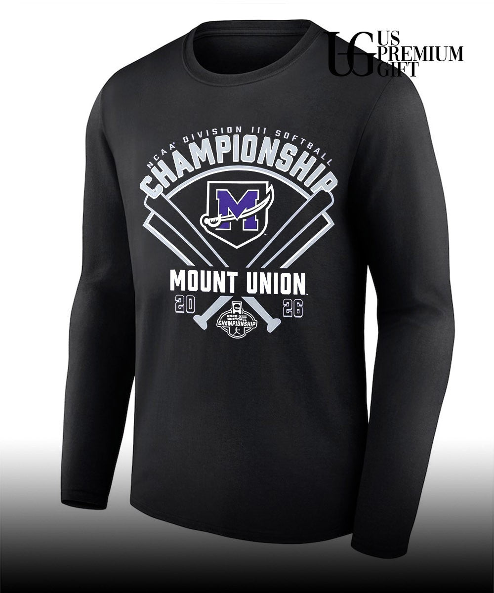 Mount Union Purple Raiders NCAA Division III Softball Championship 2026 shirt