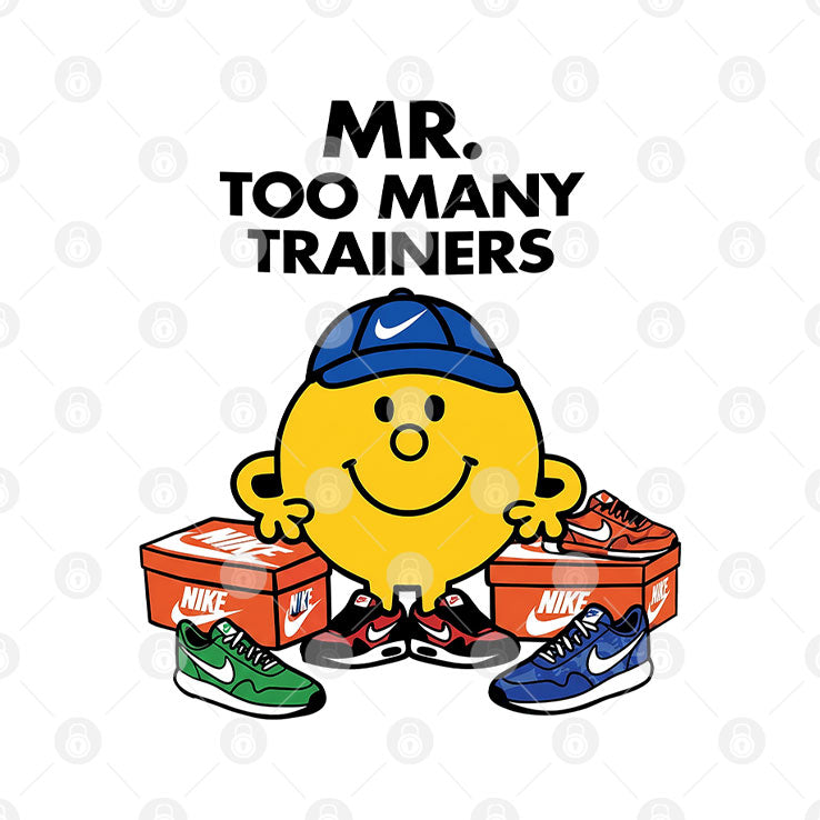 Mr Too Many Trainers Funny Sneaker Lover Gift Mug