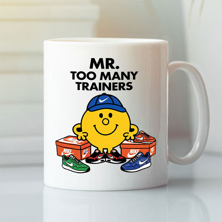 Mr Too Many Trainers Funny Sneaker Lover Gift Mug