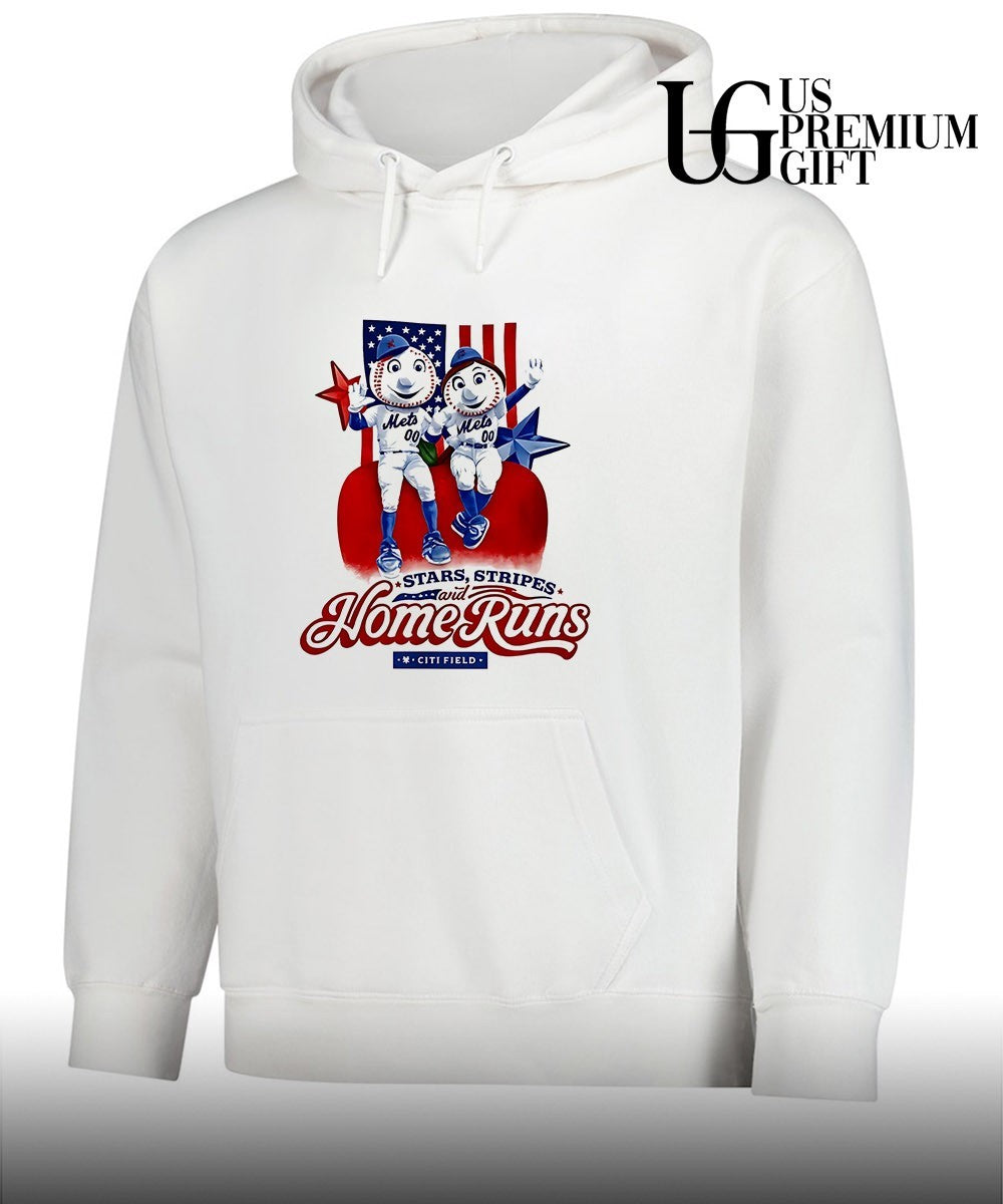 Mr. and Mrs. Met New York Mets Stars Stripes and Home Runs Citi Field shirt