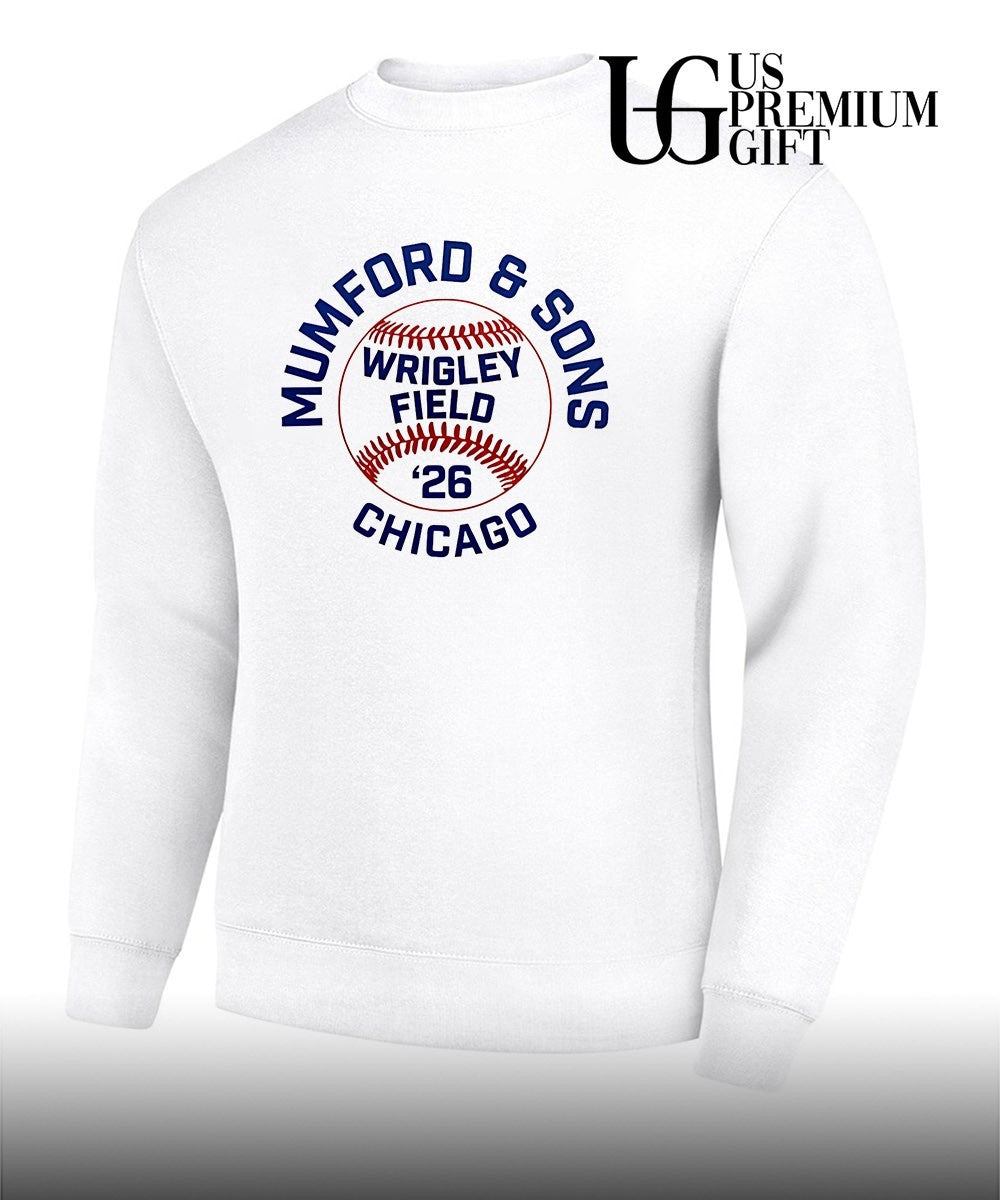 Mumford and Sons MLB Chicago Cubs Wrigley Field 2026 Baseball Concert Tour shirt