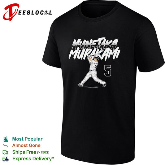 Munetaka Murakami number 5 Chicago White Sox Slugger Swing Number shirt