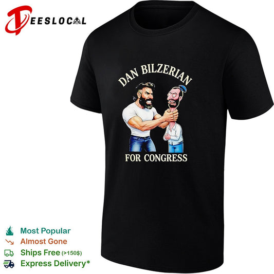 Muscular influencer for Congress parody puppet caricature political humor shirt