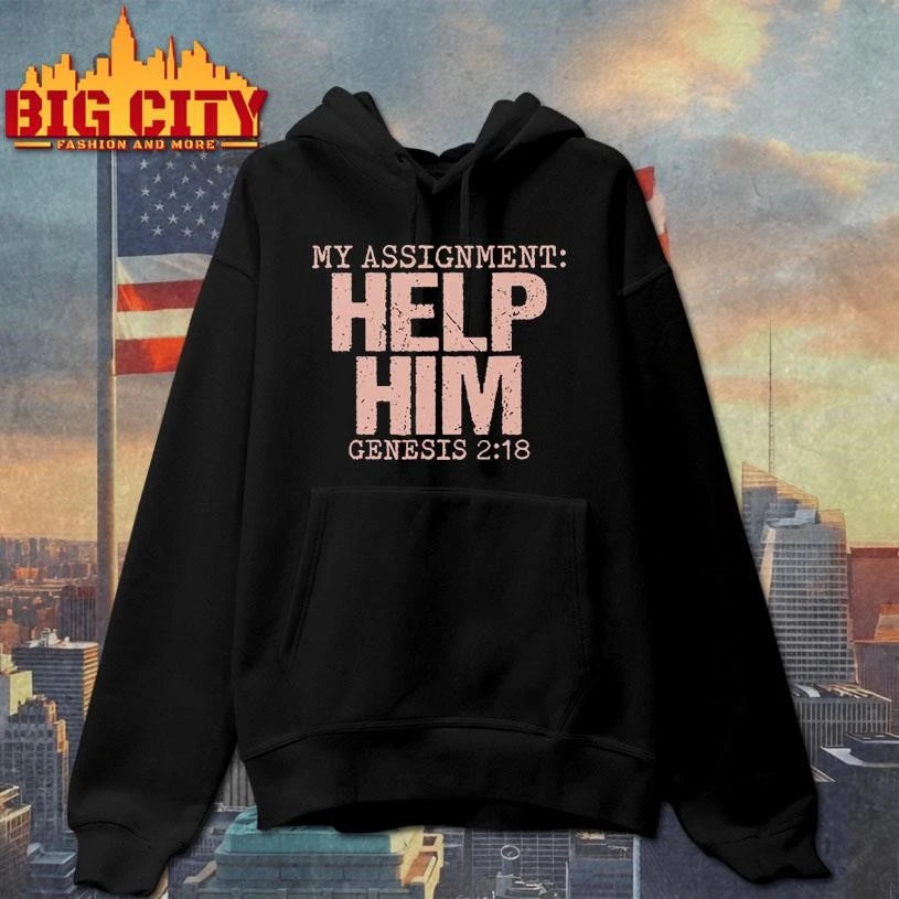 My Assignment Help Him Genesis 2 18 Christian Faith T Shirt