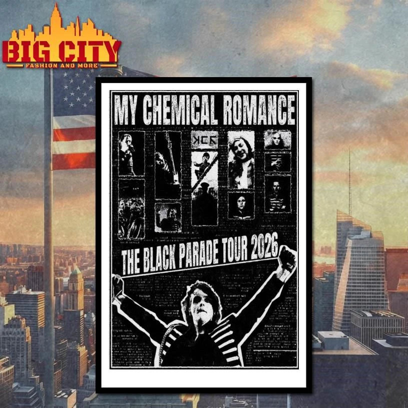 My Chemical Romance The Black Parade 2026 Tour Poster Shirt