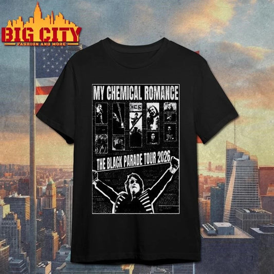 My Chemical Romance Tour The Black Parade 2026 Poster Shirt