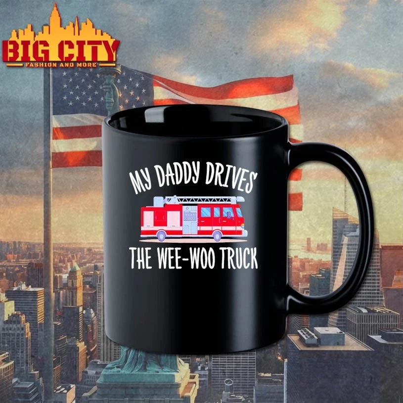 My Daddy Drives The Wee-Woo Truck t-shirt