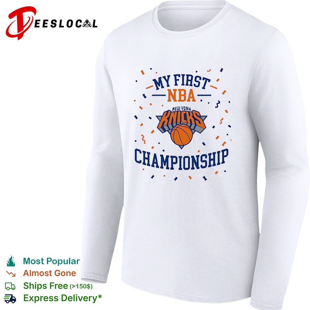 My First NBA New York Knicks Championship celebrate basketball shirt