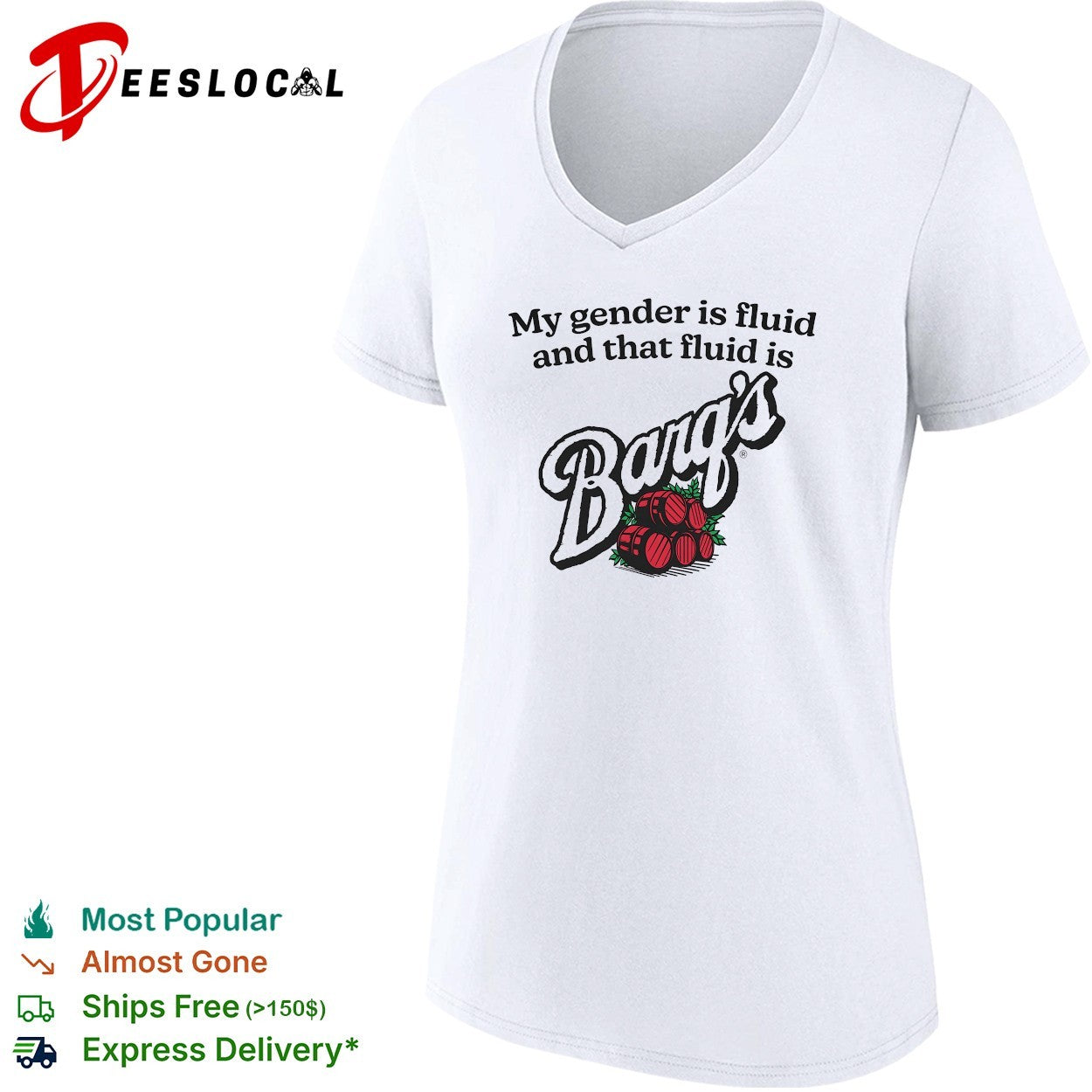 My gender is fluid and that fluid is Barq’s root beer shirt