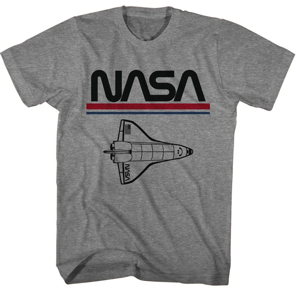 Nasa - Worm Logo Shuttle - Short Sleeve - Adult - T-Shirt - clothing by TeeHivey.com