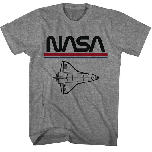 Nasa - Worm Logo Shuttle - Short Sleeve - Adult - T-Shirt - clothing by TeeHivey.com