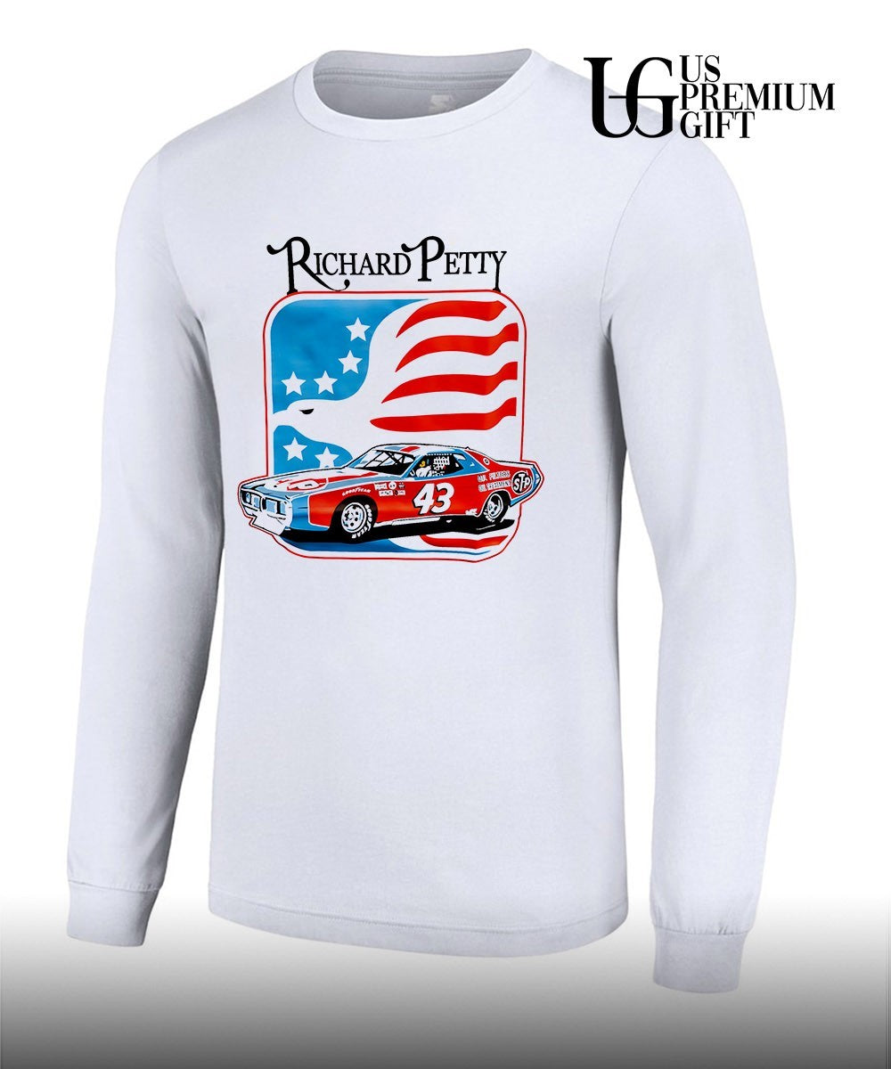 NASCAR Racing Richard Petty 43 STP American Eagle Car shirt