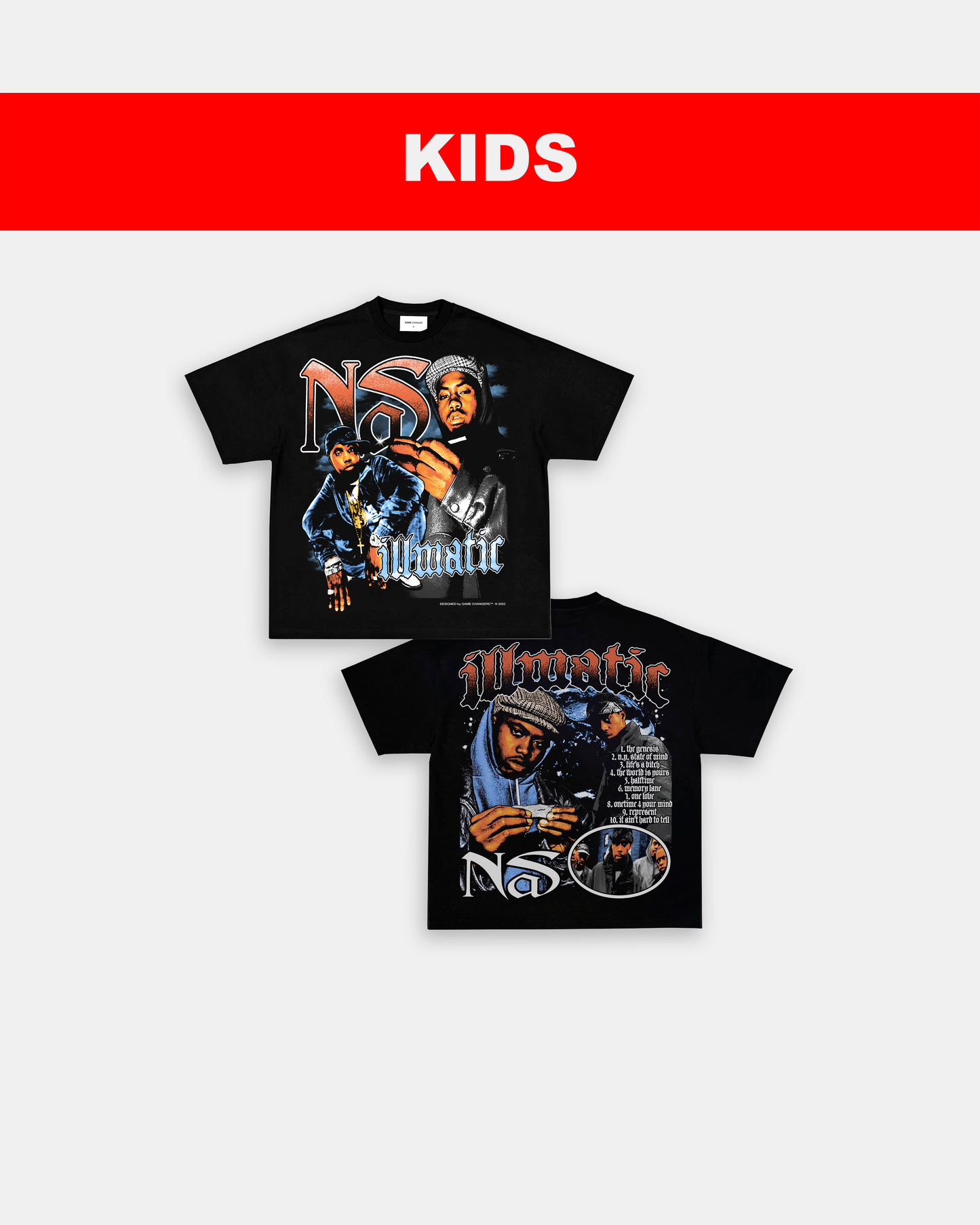NAS - KIDS TEE - [DS] - clothing by TeeHivey.com (Image 3)