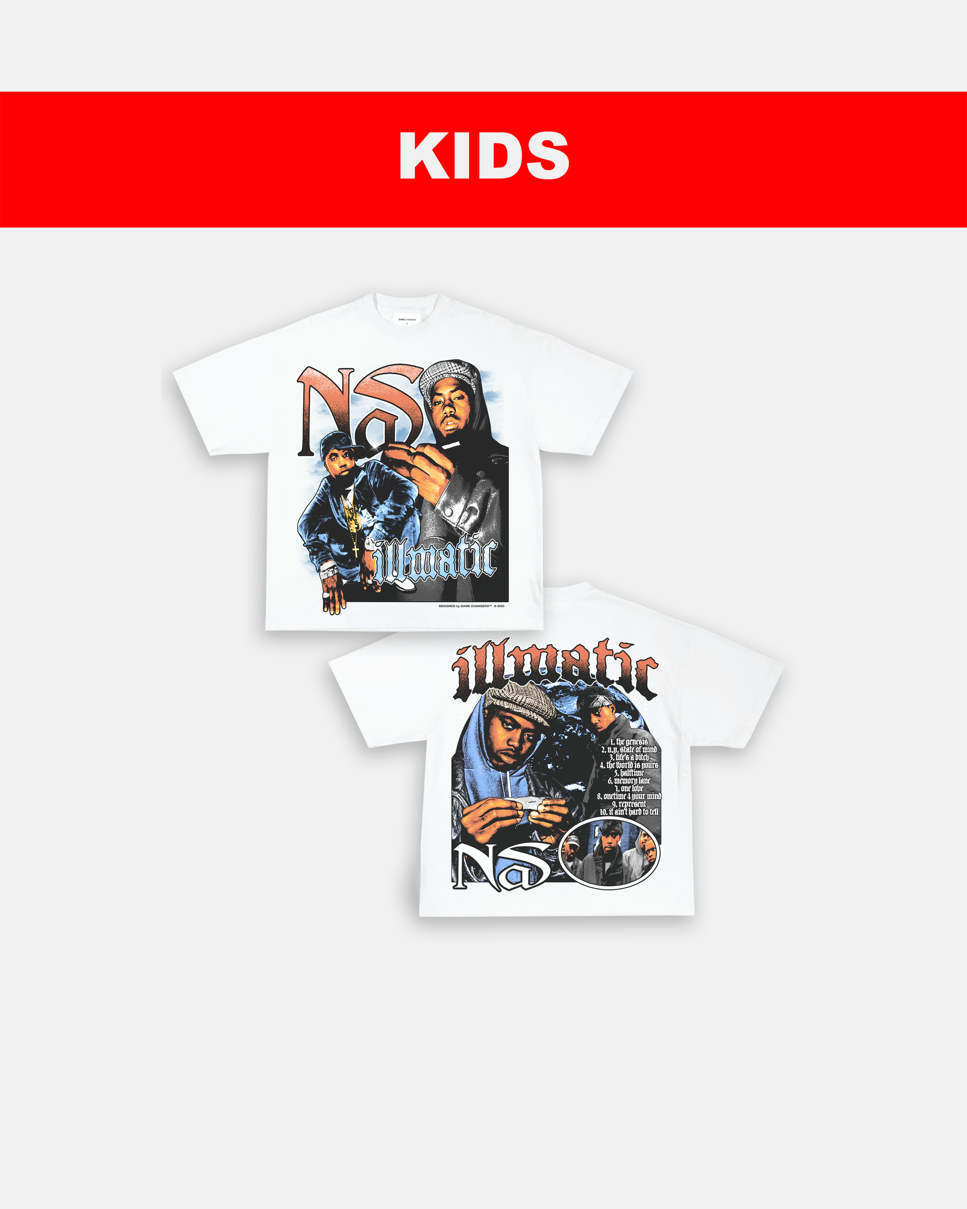 NAS - KIDS TEE - [DS] - clothing by TeeHivey.com (Image 2)
