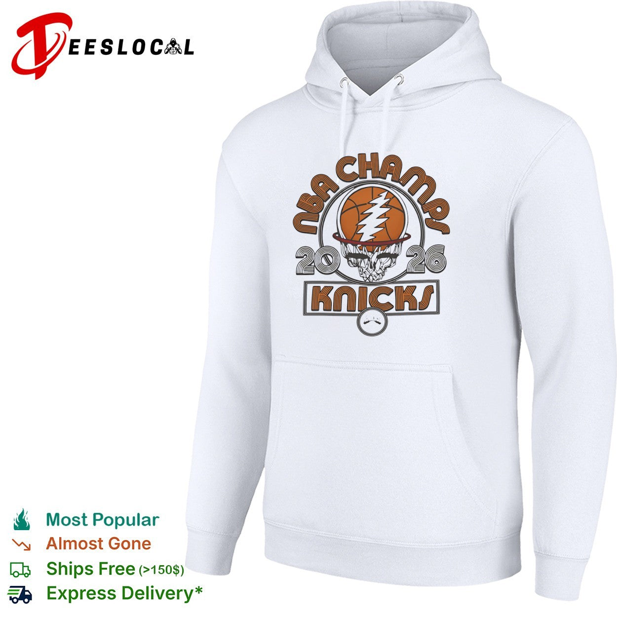 NBA Champ 2026 New York Knicks x Grateful Dead shirt