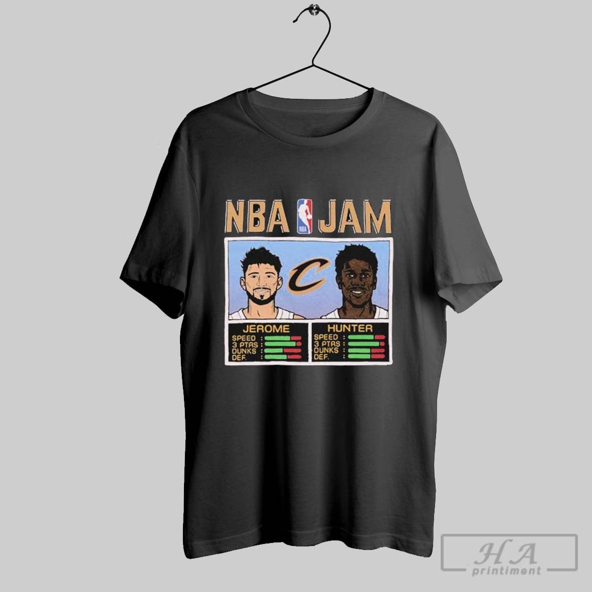 Nba Jam Cleveland Cavaliers Ty Jerome And Deandre Hunter T Shirts - clothing by TeeHivey.com