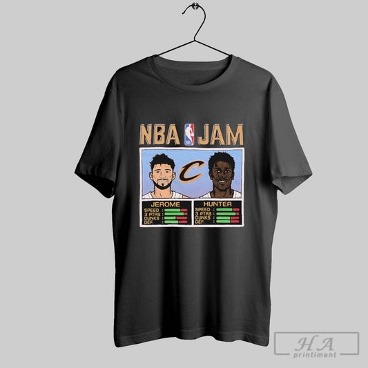 Nba Jam Cleveland Cavaliers Ty Jerome And Deandre Hunter T Shirts - clothing by TeeHivey.com