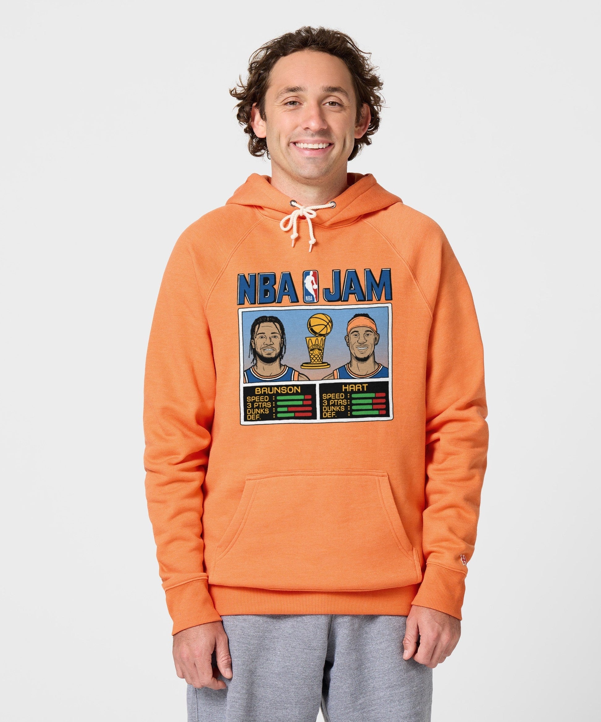 NBA Jam Knicks 2026 Champs Brunson And Hart Hoodie