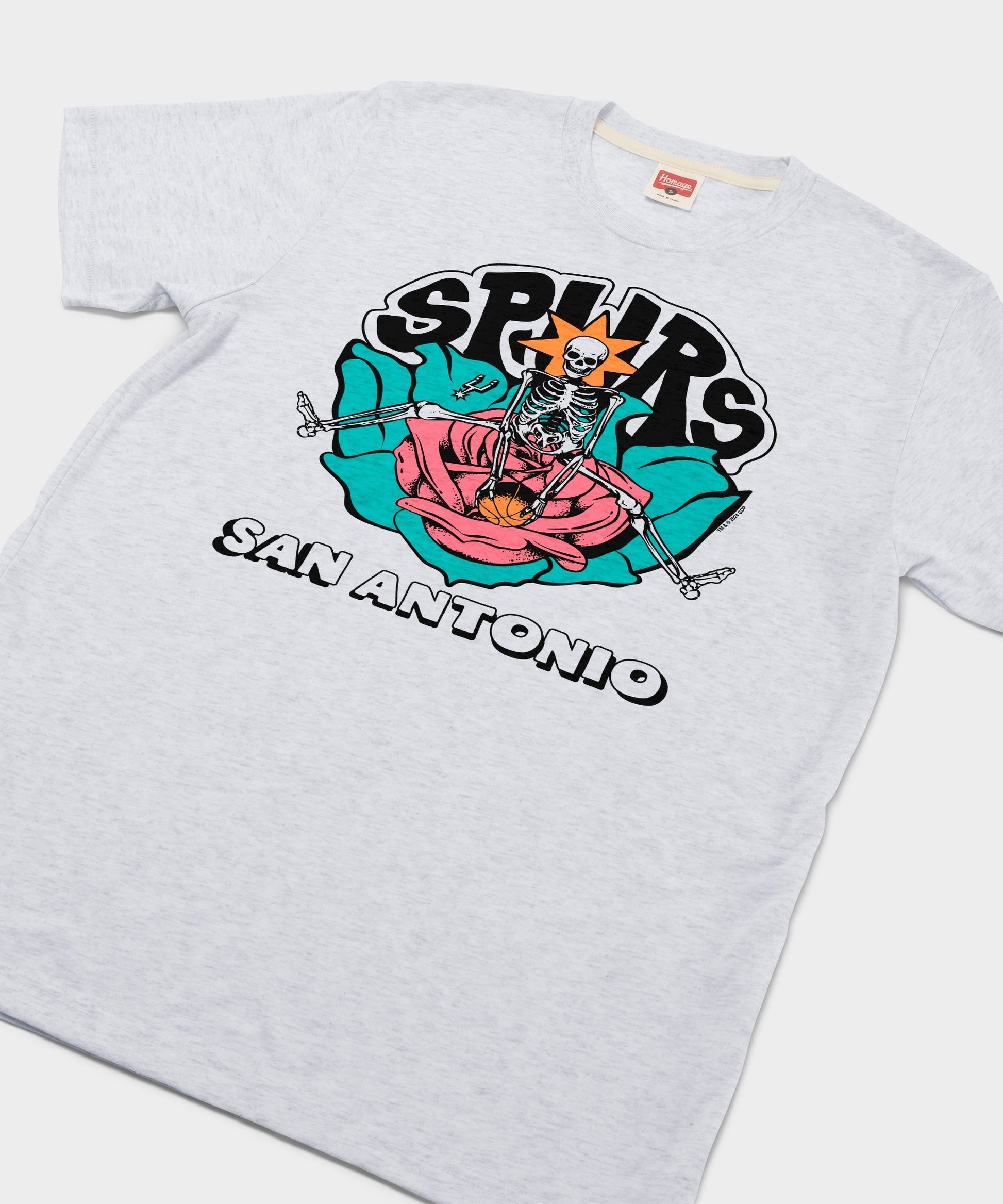 NBA x Grateful Dead x Spurs Skeleton