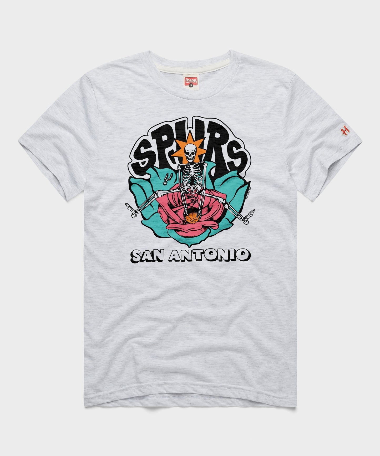 NBA x Grateful Dead x Spurs Skeleton