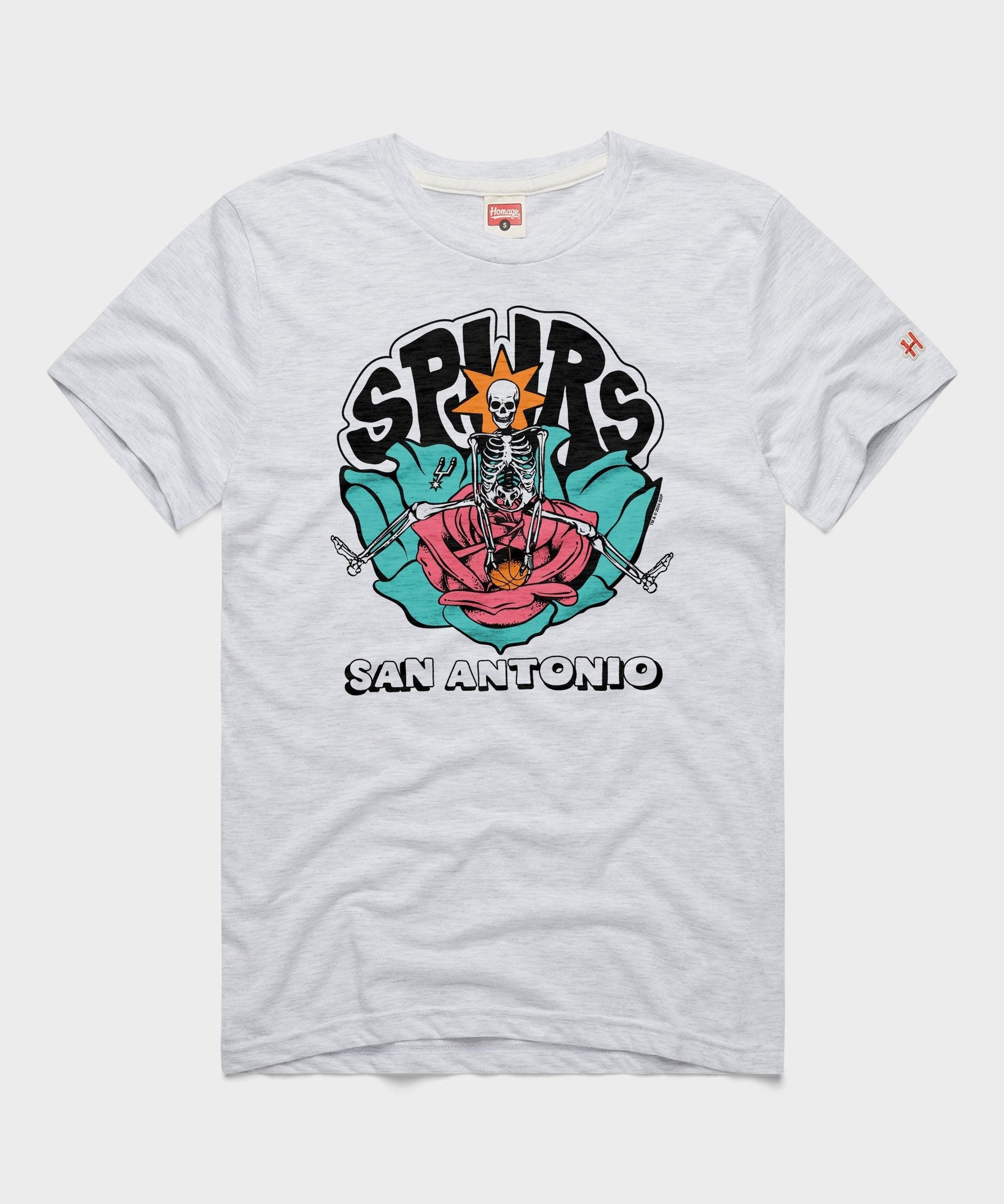 NBA x Grateful Dead x Spurs Skeleton