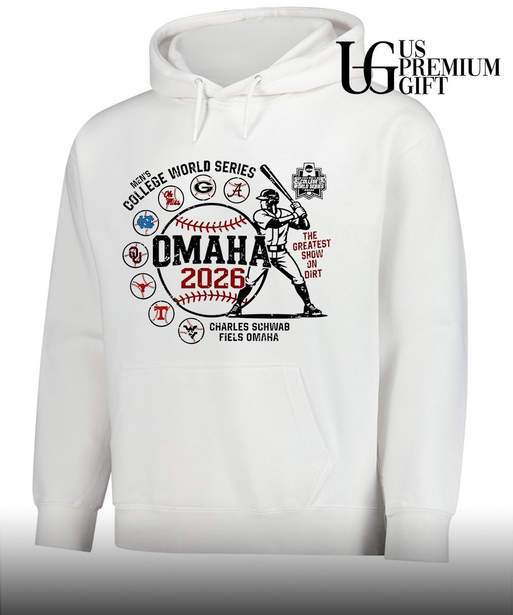 NCAA Men’s College World Series Omaha 2026 Charles Schwab Fiels shirt