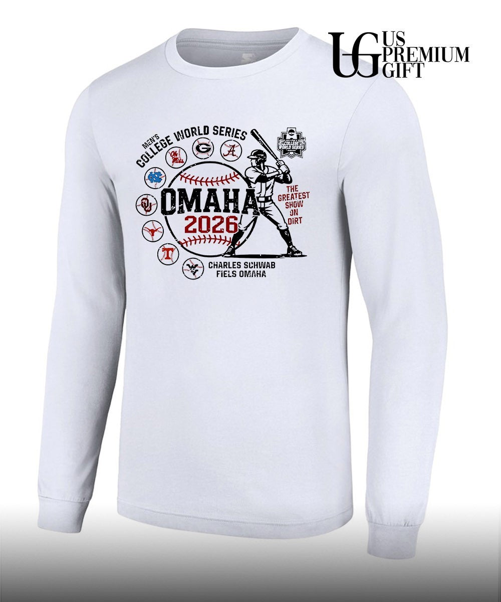 NCAA Men’s College World Series Omaha 2026 Charles Schwab Fiels shirt