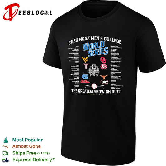 NCAA Men’s College World Series The greatest show on dirt Omaha NE shirt
