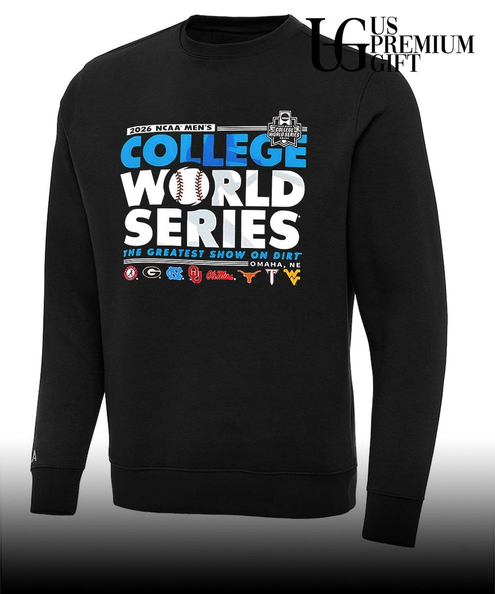 NCAA Men’s College World Series the greatest show on dirt Omaha NE 2026 shirt