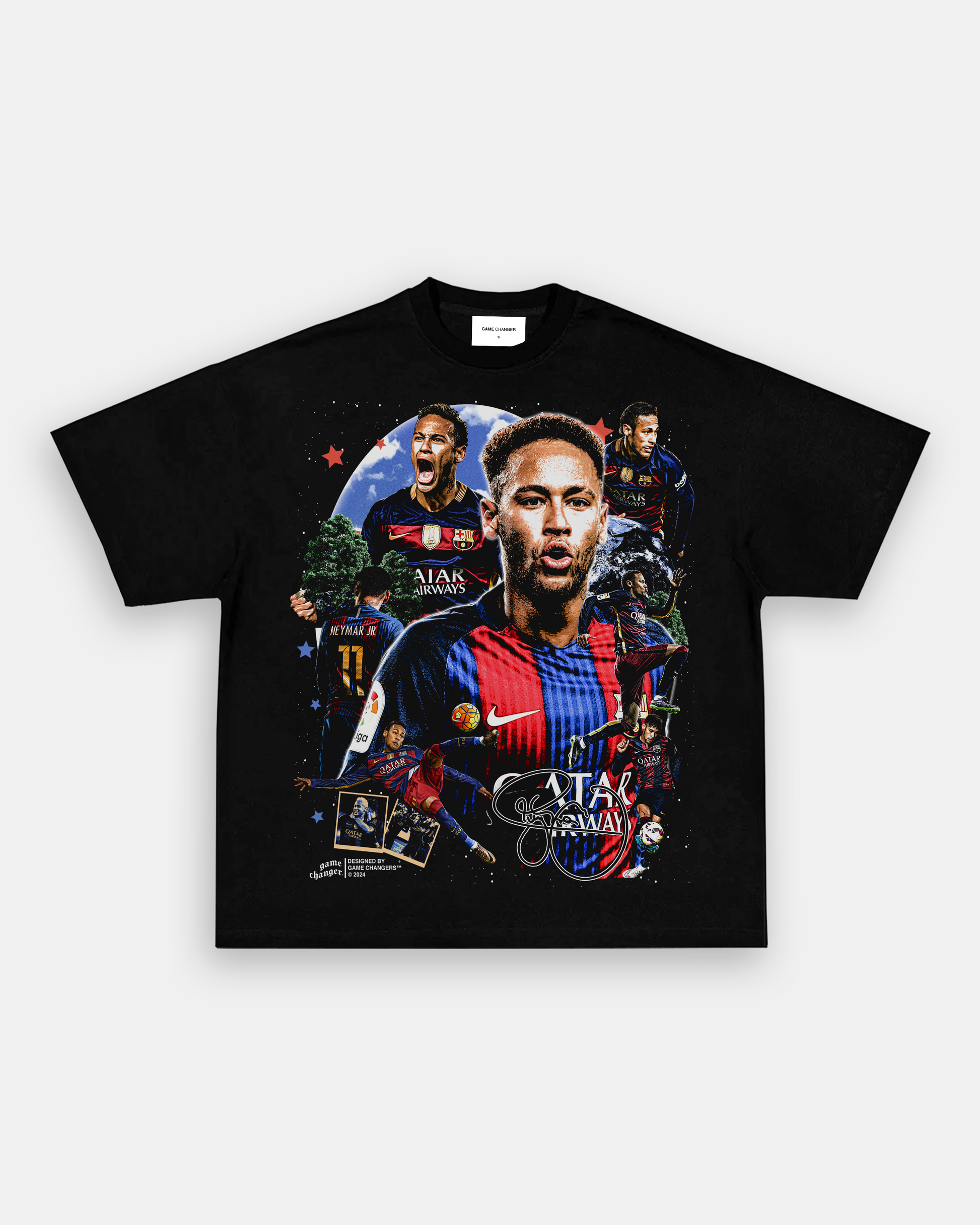 NEYMAR - BARCELONA TEE Style001 - clothing by TeeHivey.com (Image 3)