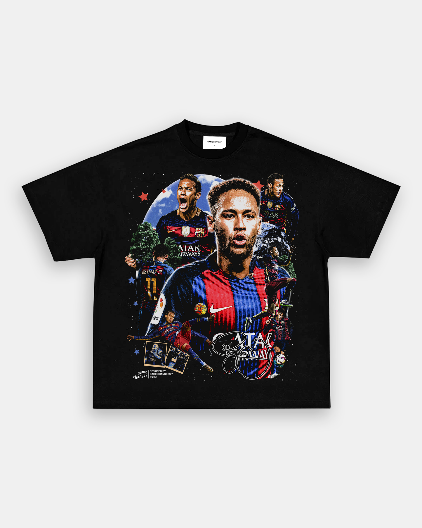 NEYMAR - BARCELONA TEE Style001 - clothing by TeeHivey.com (Image 5)