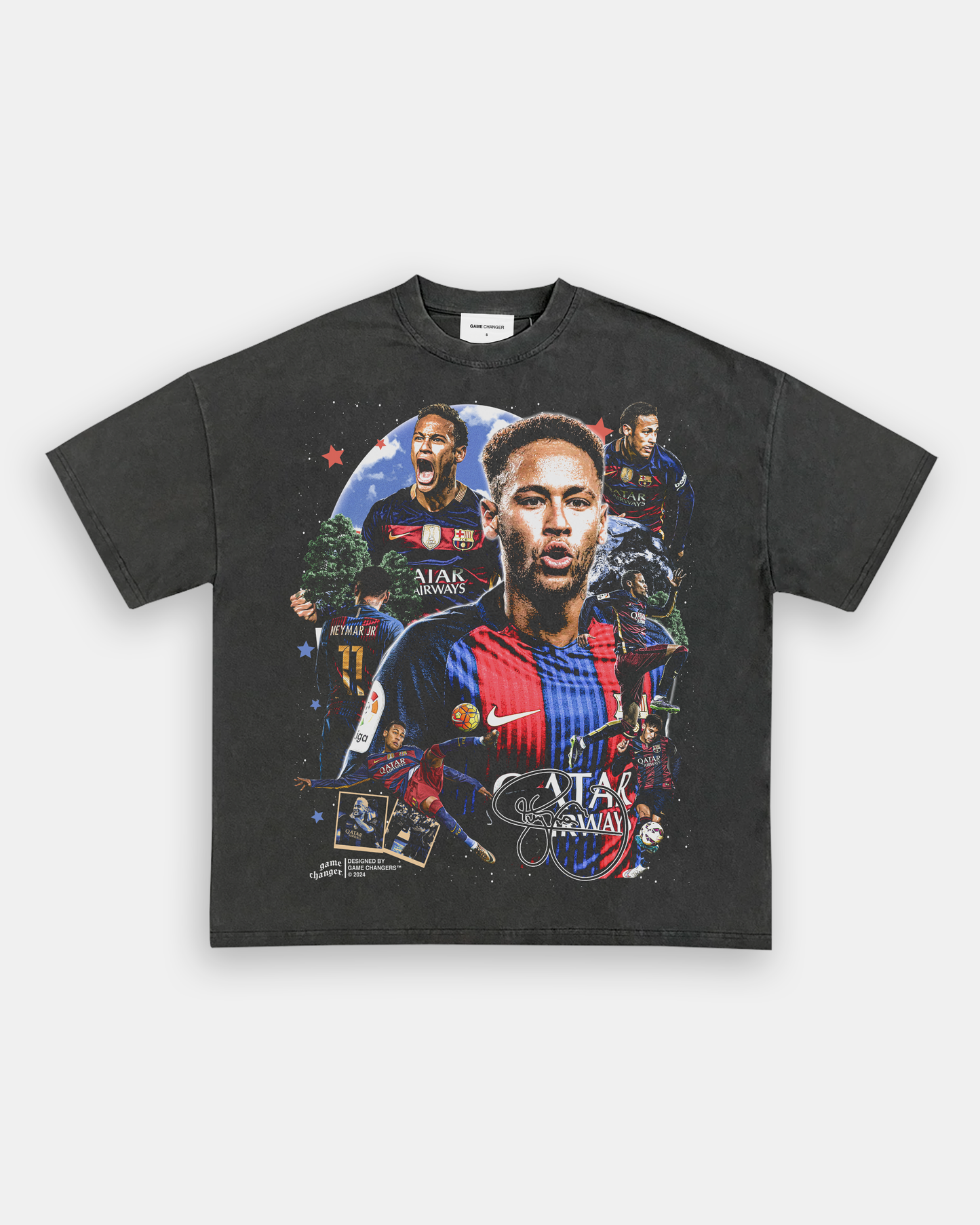 NEYMAR - BARCELONA TEE Style001 - clothing by TeeHivey.com (Image 1)