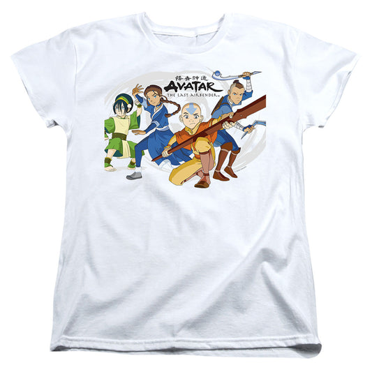 Avatar The Last Airbender Avatars Group Womens T Shirt White - clothing by TeeHivey.com