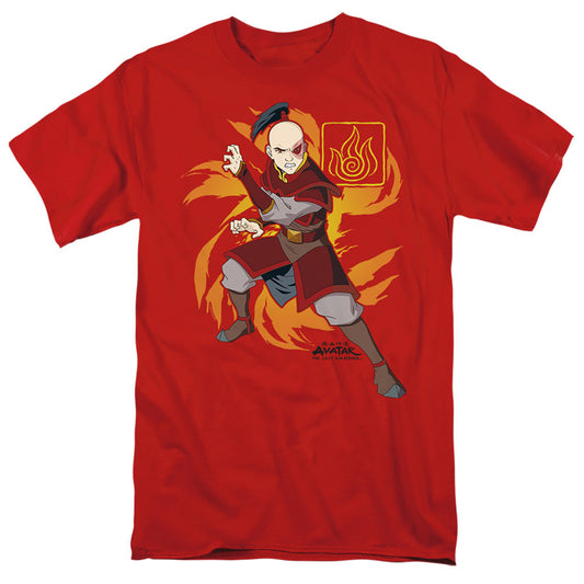 Avatar The Last Airbender Zuko Flame Burst Mens T Shirt Red - clothing by TeeHivey.com