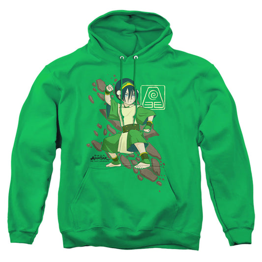 Avatar The Last Airbender Toph Rock Slide Mens Hoodie Kelly Green - clothing by TeeHivey.com (Image 1)